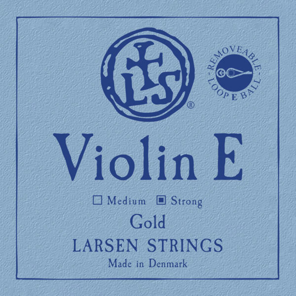 Larsen 4/4 fiolin E streng gull, Strong