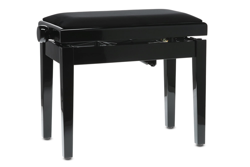 Banqueta Negro Brillante Gewa de Piano Deluxe Autolift