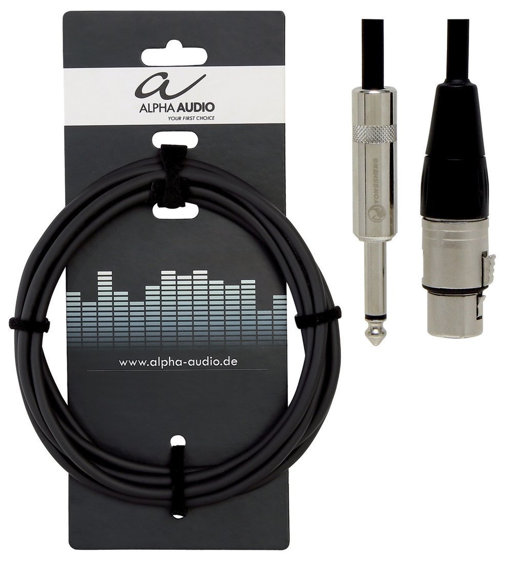 GEWA - Kabel pro mikrofon Pro Line (XLR(female) - 6,3 mm Mono Jack)