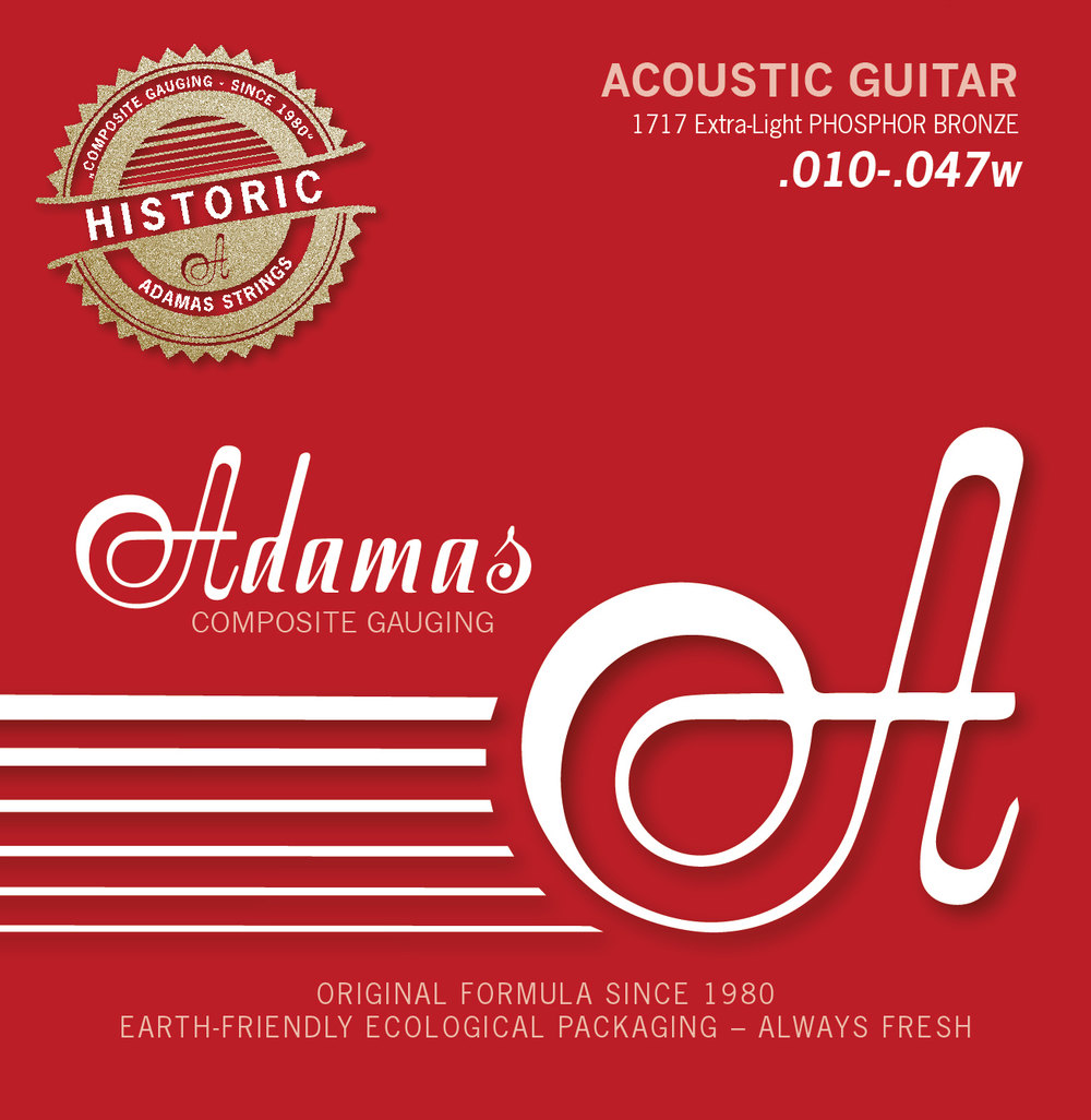 Adamas Strings for Acoustic Guitar  Historic Reissue Phosphor Bronze