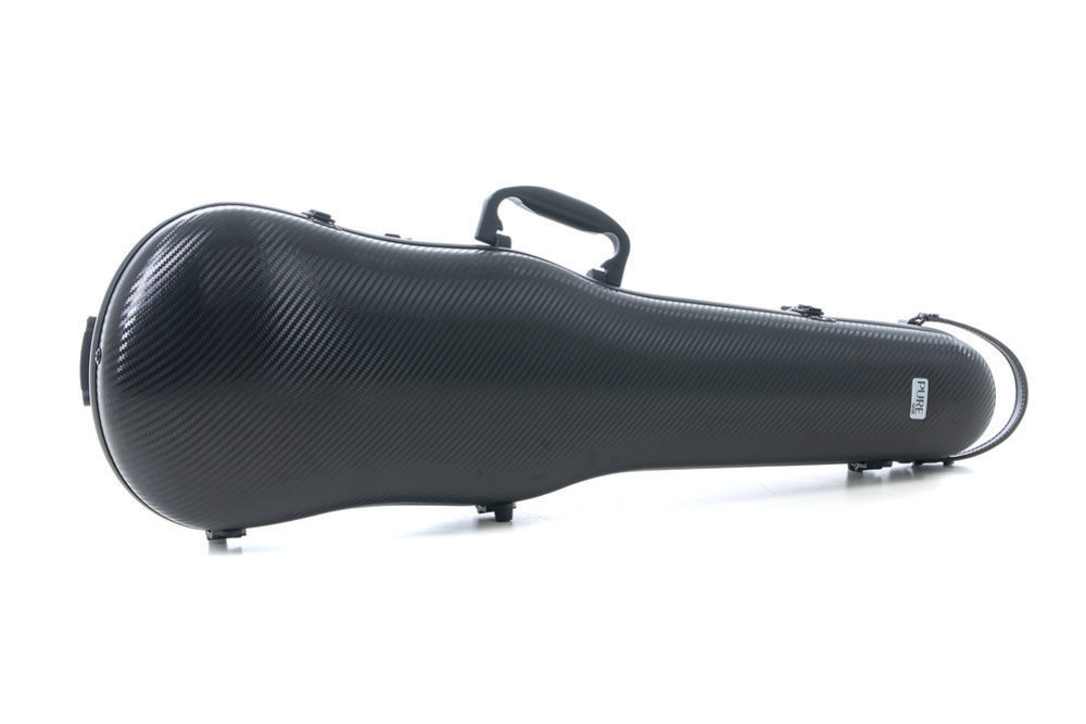 PURE GEWA Form shaped violin case Polycarbonate 1.8 grey for size 4/4 