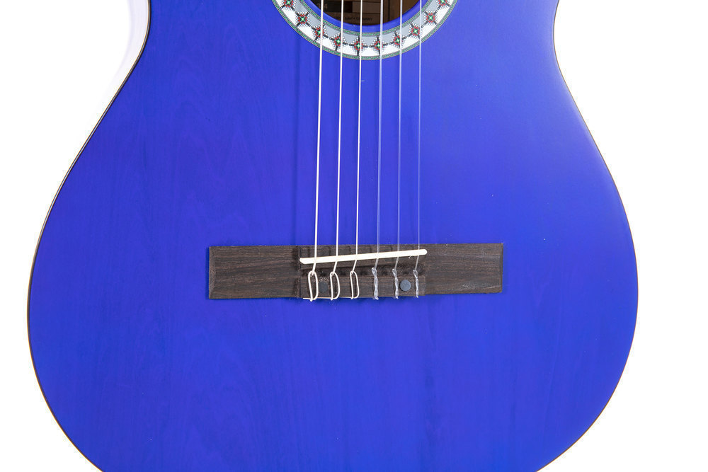 GEWApure VGS Basic 1/2 Konzertgitarre transparent blauNeu 