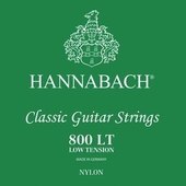 HANNABACH STRINGS FOR CLASSIC GUITAR SERIE 800 LOW TENSION SILVER PLATED