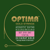OPTIMA CORDE PER CHITARRA ACUSTICA/FOLK GOLD STRINGS