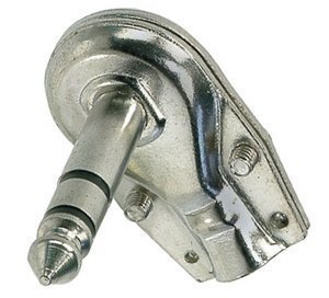 GEWA Konektor - 6,3 mm Stereo Jack zahnutý