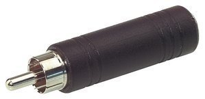 GEWA Adaptér - 6,3 mm Mono zdířka - Cinch