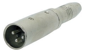 GEWA Adaptér - 6,3 mm Stereo zdířka - XLR(male)