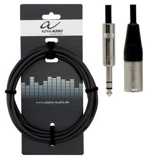 GEWA - Symetrické Audio propojení Pro Line (1x 6,3 mm Stereo Jack - 1x XLR (m))