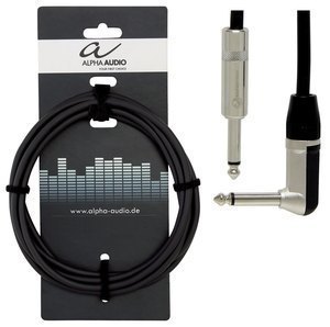 GEWA - Kabel pro nástroje mono Pro Line (6,3 mm Mono Jack - 6,3 mm Mono Jack zahnutý)
