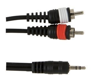 GEWA - Y-Cable Basic Line (1x 3,5 mm Stereo Jack - 2x Cinch )