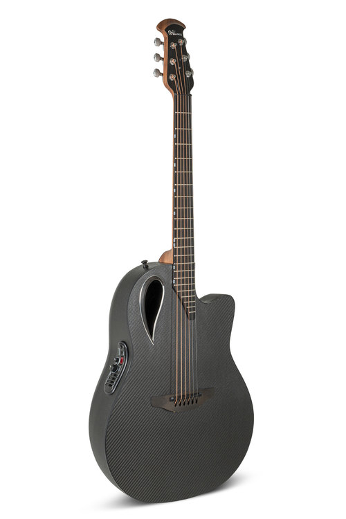 Ovation Celebrity Standard Nylon String Guitar Black Polish