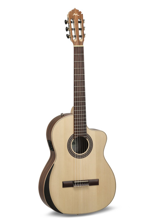 Samba électro-acoustique Profundo Cutaway, manche étroit en 48mm au sillet avec truss rod biflex