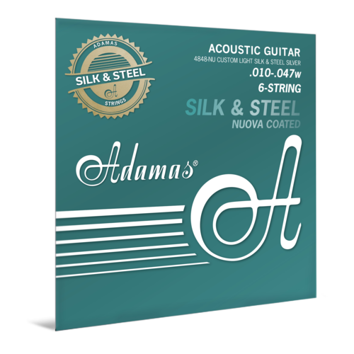 Adamas Akustik-Gitarren Saiten Silk & Steel Coated