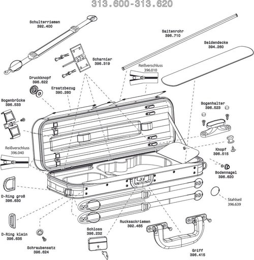 GEWA VIOLIN CASE DIAGONALE