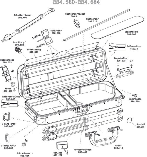 GEWA VIOLA CASE STRATO SUPER LIGHT WEIGHT