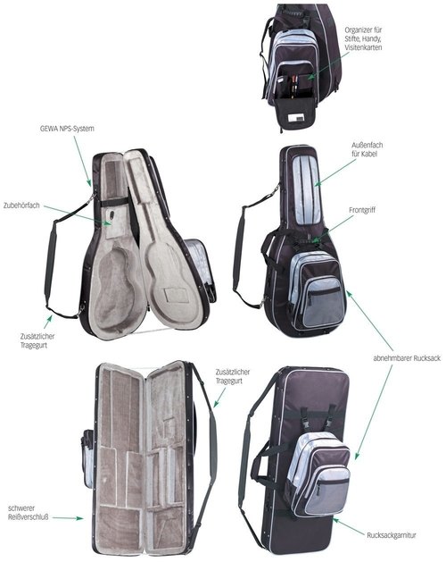GEWA Guitar case Ambiente Light Weight Softcase
