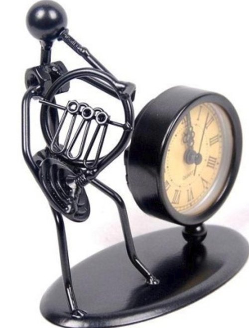 GEWA SCULPTURE WITH CLOCK 