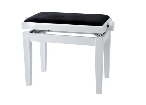 GEWA Piano bench Deluxe White matt