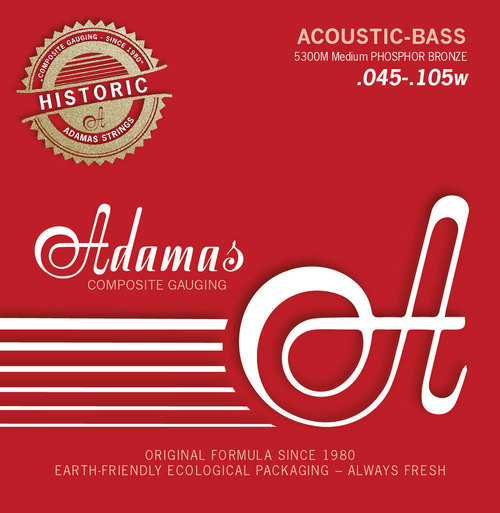 Adamas 5300 Acoustic Bass Strings Phosphor Bronze uncoated