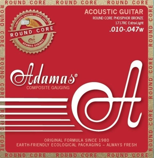 Adamas Strings for Acoustic Guitar Historic Reissue Phosphor Bronze Round Core